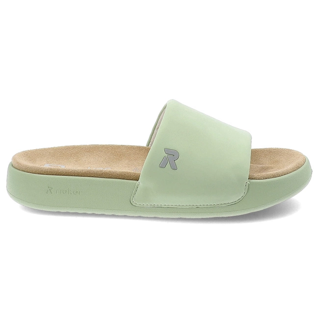 Šľapky RIEKER - W3250-52 Green