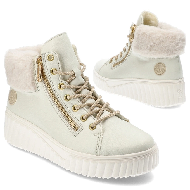 Členkové Topánky Rieker - N2506-81 White