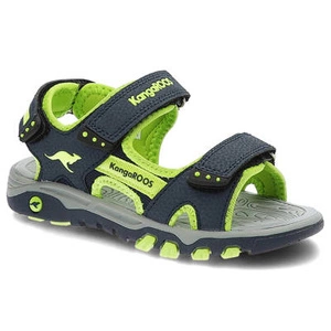 Sandále Kangaroos - 18867 000 4054 K-Celtic Stan Dk Navy/Lime