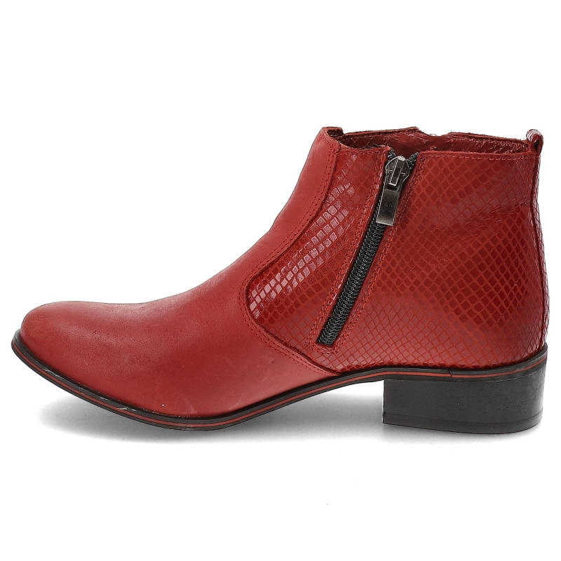 Členkové Topánky Avanti - 191 Czerwony