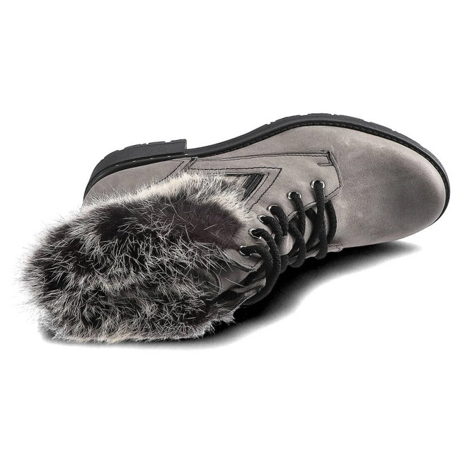 Členkové Topánky Pollonus - 5-0952-012 Szary Samuel/Królik