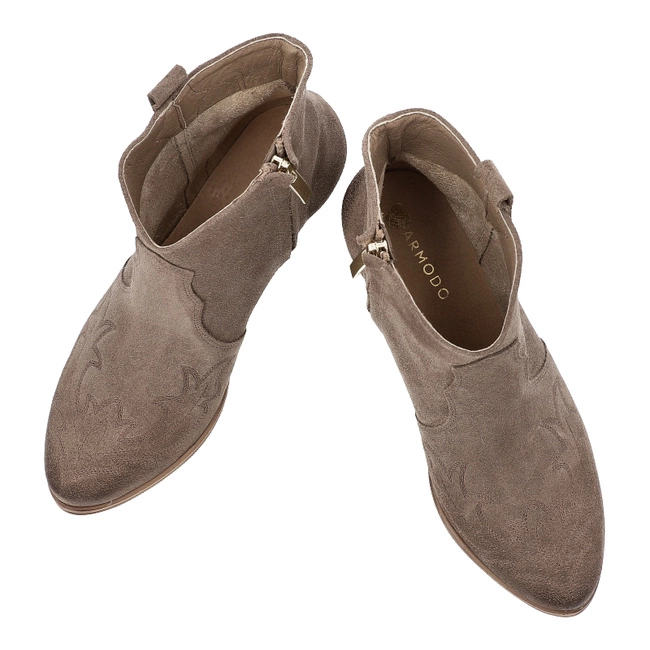 Členkové Topánky ARMODO - 1515 Almond Welur