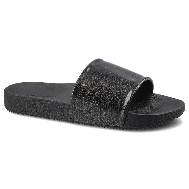 Šľapky Zaxy - 17533 Czarny Brokat - DD385022