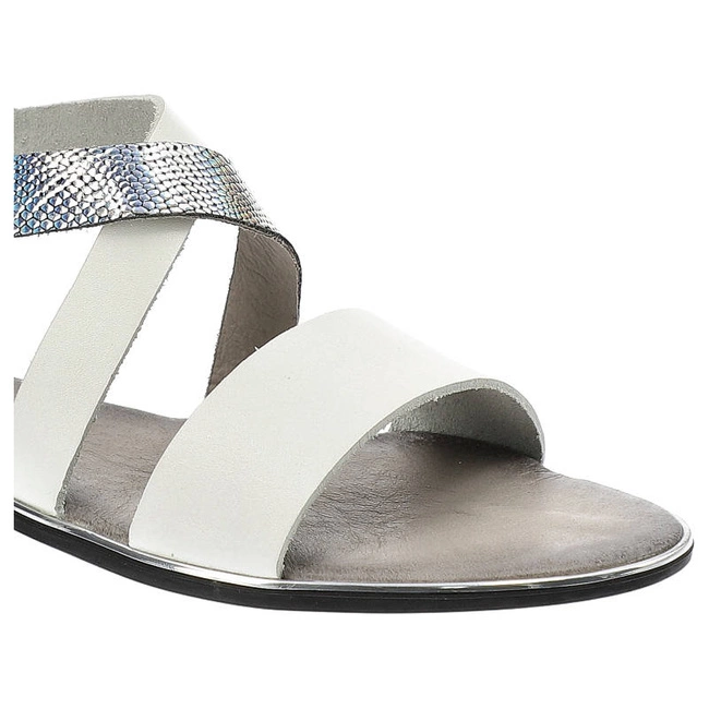 Sandále Lemar - 40033 Bf.Biały/Kenia Srebro