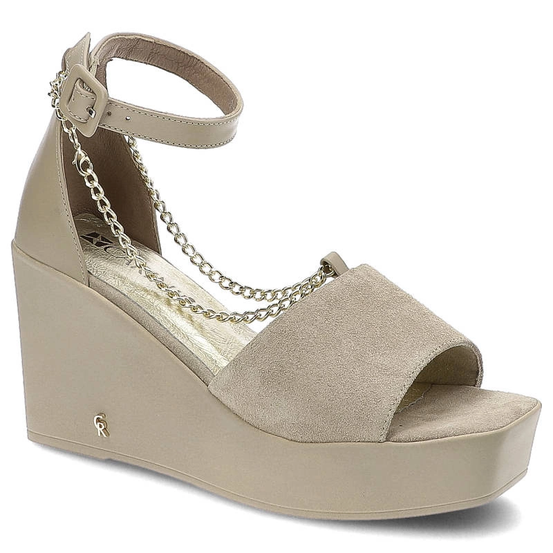 Sandále Carinii - B7882_-R88-R46-000-F06 Beż