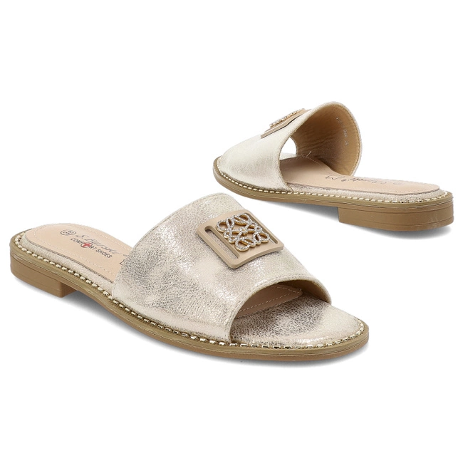 Šľapky S.BARSKI - KV51-089 Lt.Gold