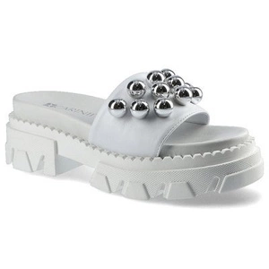 Šľapky Carinii - B7227_-L46-000-000-E49 Biały