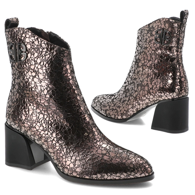 Členkové Topánky S.BARSKI - CR52-719 Pewter