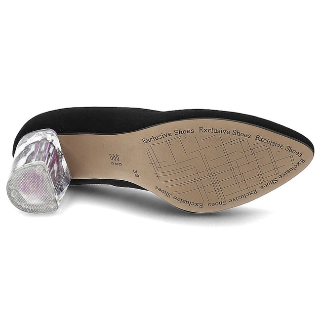 Lodičky Espirito - C919/1 Czarny Zamsz