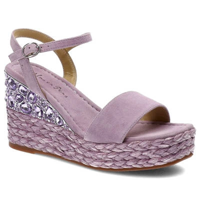Sandále Alma en Pena - V23496 Suede Lilac