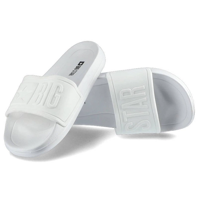 Šľapky Big Star - DD374154 Biały