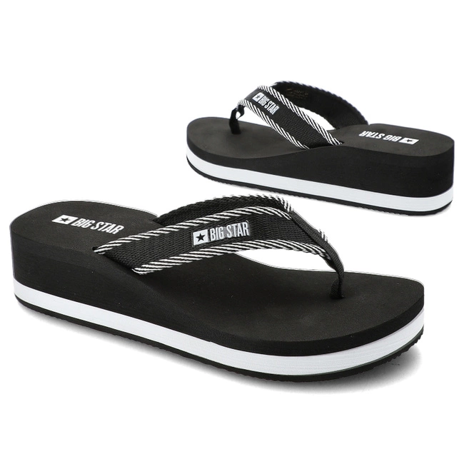 Šľapky Big Star - NN274A727 Czarny