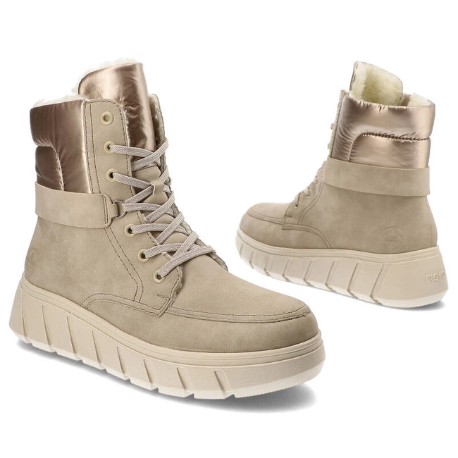 Členkové Topánky Rieker - Y3503-62 Beige