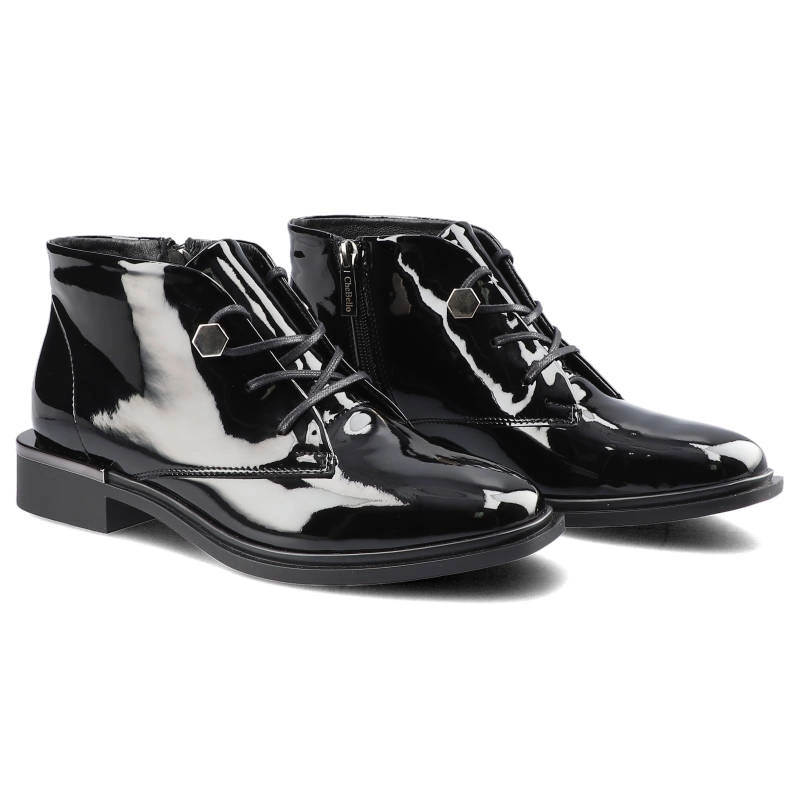 Členkové Topánky Chebello - 2586_-036-000-MIC-S125 Czarny Lakier