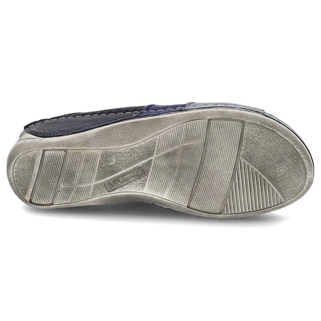 Šľapky Pollonus - 5-0918 Błękitny/Niebieski/Granatowy