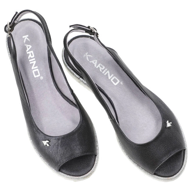 Sandále Karino - 2121/146-P Ciemny Grafitowy