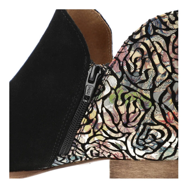 Členkové Topánky Maciejka - 04091-58/00-5 Czarny+Kwiaty