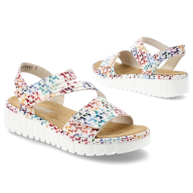 Sandále RIEKER - V1364-90 Multi