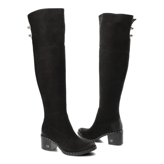 Čižmy Carinii - B4168_360-000-POL-861 Czarny