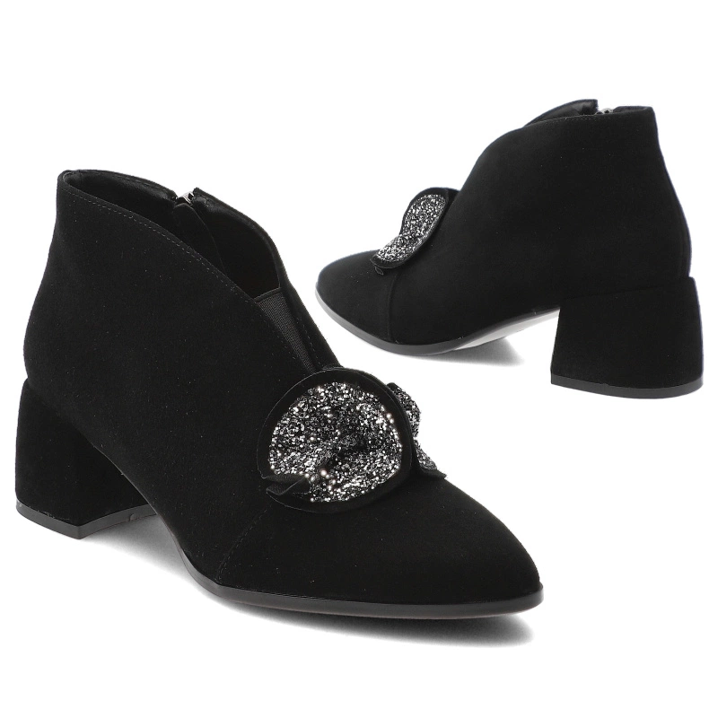 Členkové Topánky S.BARSKI - MR52-182 Black/Silver