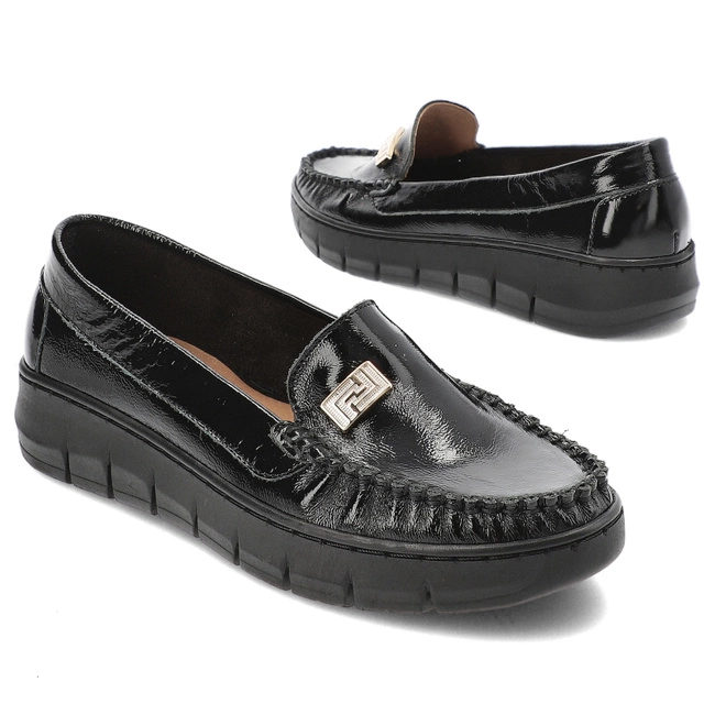 Poltopánky Armodo - 10167 Naplak Czarny+Zł.