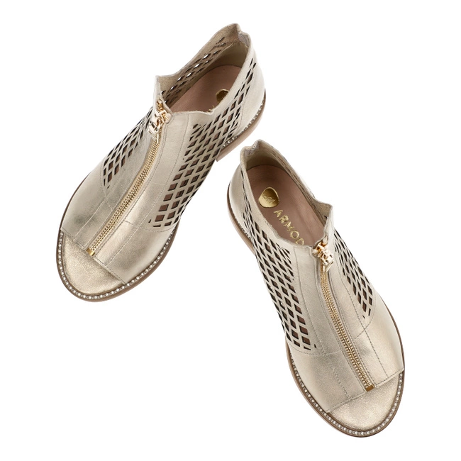 Sandále Armodo - 977/L/CR Złoty Przecierka 214