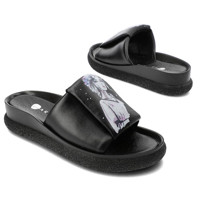 Šľapky Armodo - 4159/737 Czarny/A-1