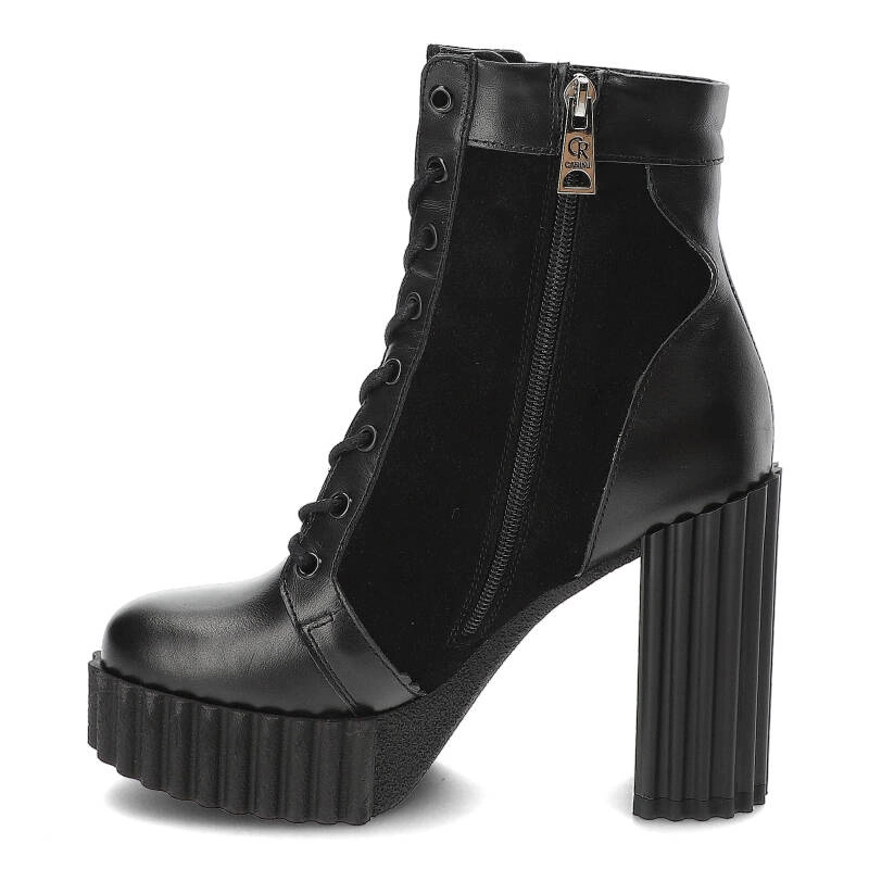 Členkové Topánky Carinii - B9314_-H20-E50-000-F10 Czarny