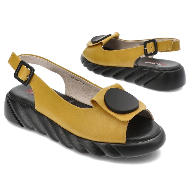 Sandále Artiker - 52C1637 Żółty