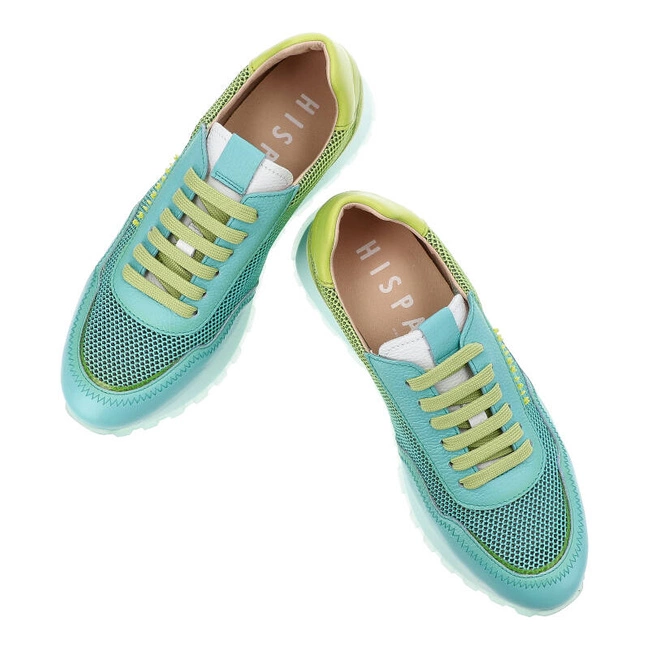 Tenisky Hispanitas - BHV243231 Borneo-V24 Aguamarina/Kiwi
