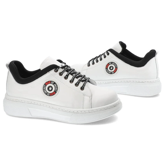 Tenisky Ravini - 004.8010 Biały 02 T PL96290YZLBYZ