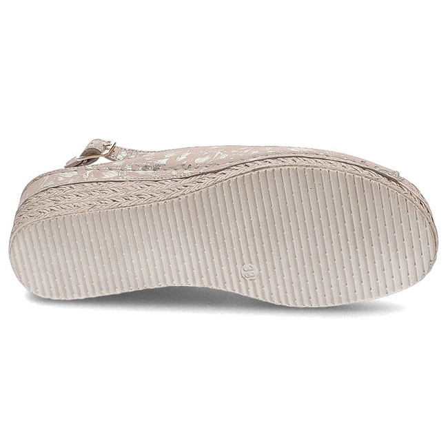 Sandále Pollonus - 5-1405-003 Pigi Złote Kwiaty