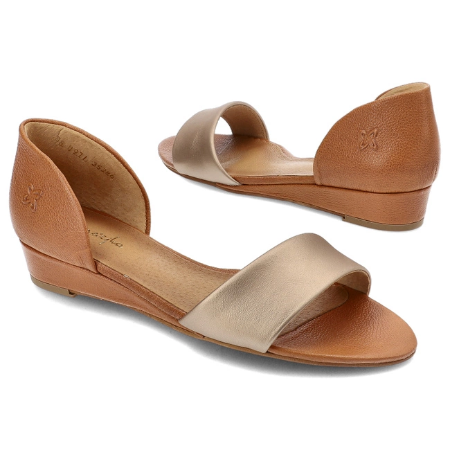 Sandále Maciejka - 01971-68/00-5 Rudy+Złoty