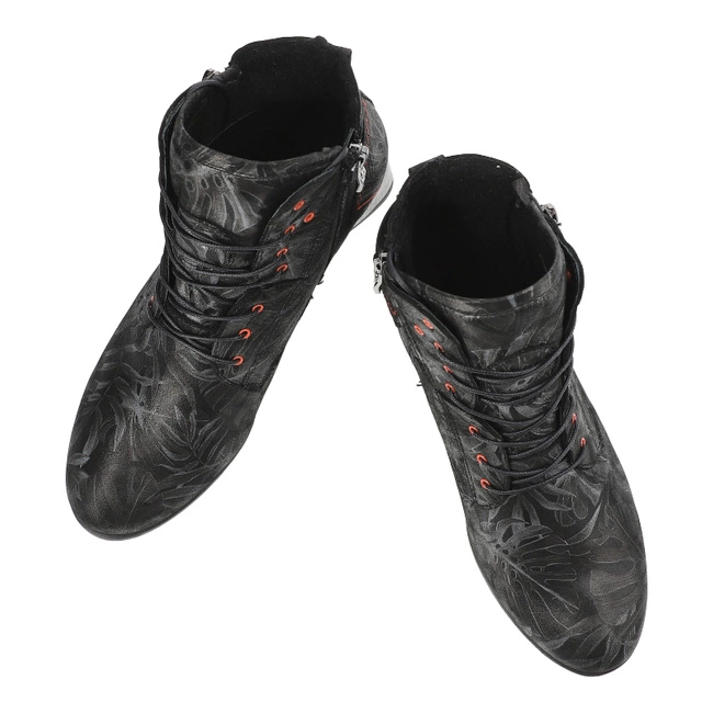 Členkové Topánky Armodo - 7147A Szary/Czarny