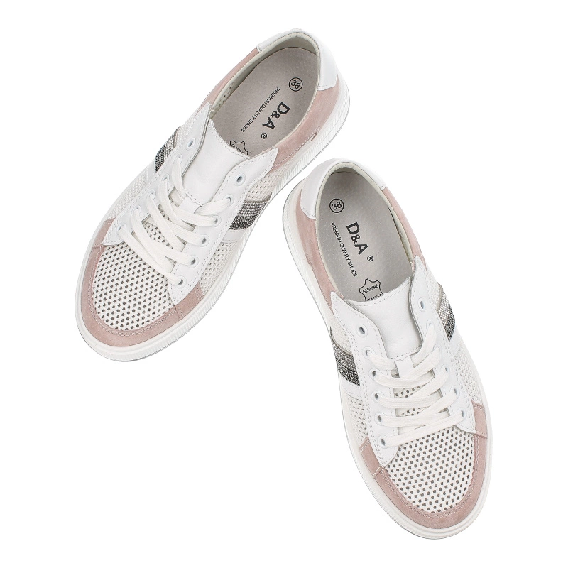 Tenisky S.Barski - LR110 White/Pink