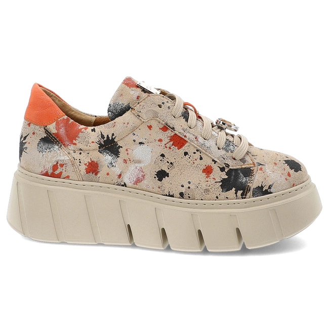 Tenisky MACIEJKA - 06891-18/00-8 Pomarańczowo-Beżowy