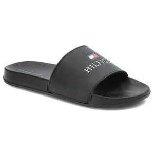 Šľapky Tommy Hilfiger - T3B0-32574-1172999-Logo Print Pool Slide Black 999