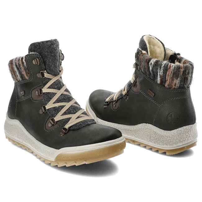 Členkové Topánky Rieker - Y4710-54 Green