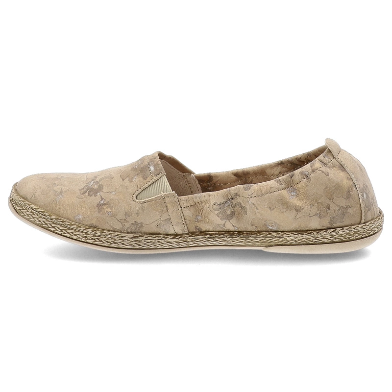 Poltopánky ARMODO - 10177 Kwiaty Beż