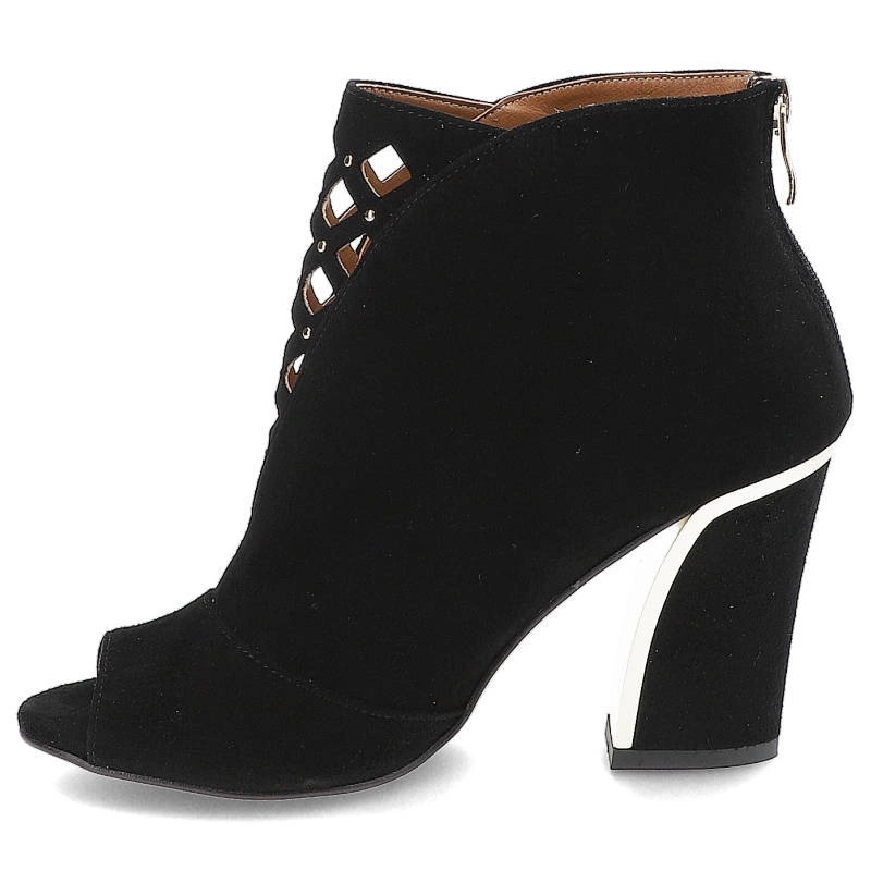 Členkové Topánky Damiss - DS-600/A Czarny Zamsz