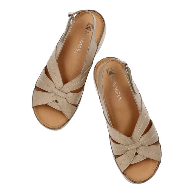 Sandále Kampa - K490 Beżowy 454