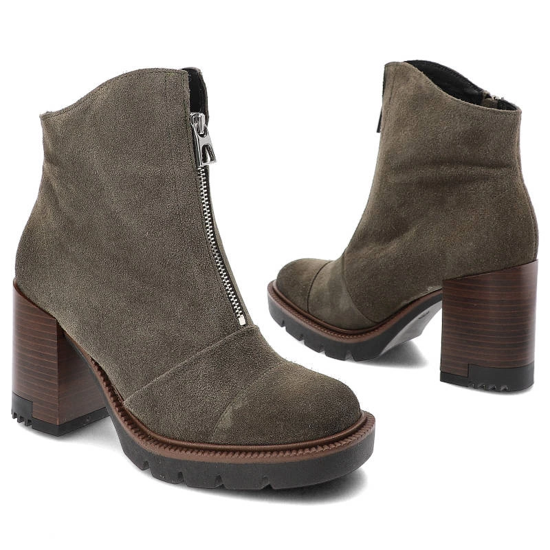 Členkové Topánky Karino - 4675/066-F Zielony/Welur