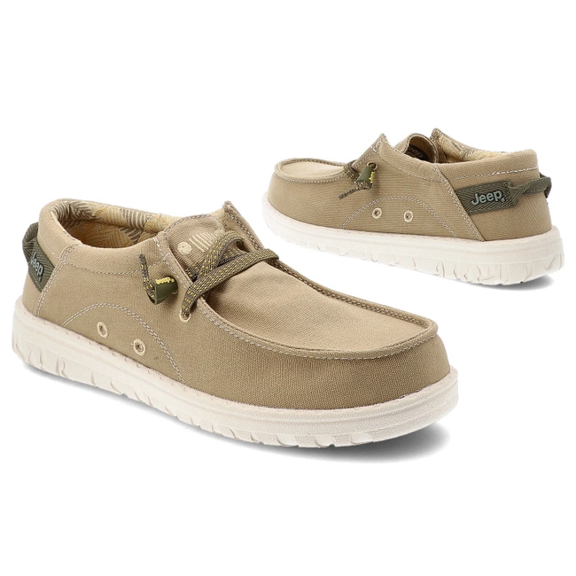 Poltopánky JEEP - Samoa Wallabee Cvs JM51032A 036 Khaki