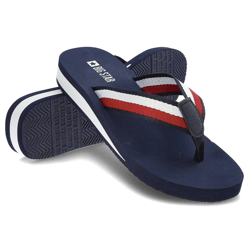 Šľapky Big Star - LL274779 Granat