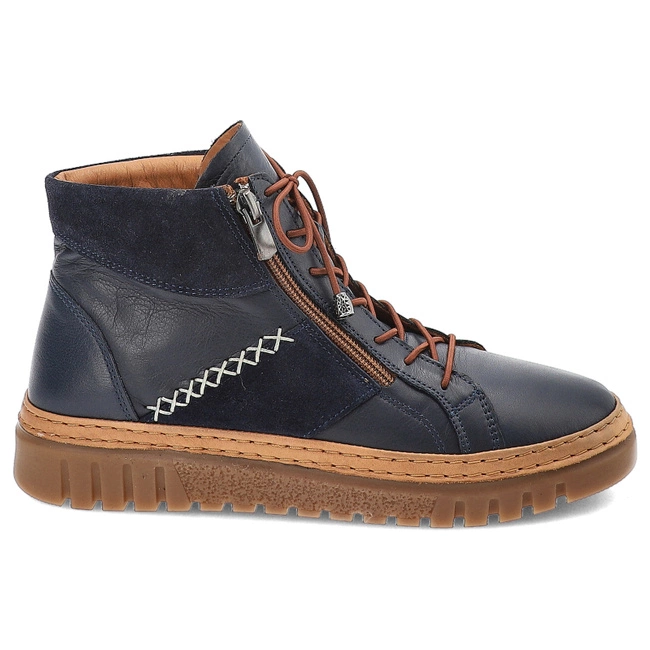 Členkové Topánky Ravini - 721 Navy-Navy Suede