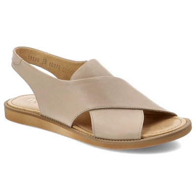 Sandále Nessi - 19560 Beż 122