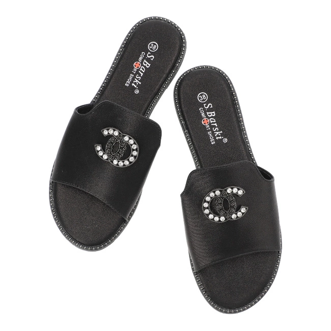 Šľapky S.Barski - KV27-050 Black