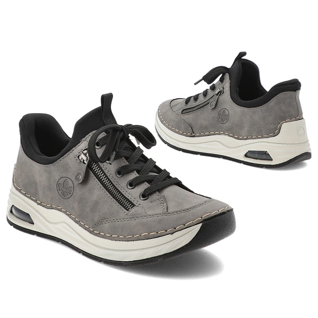 Poltopánky RIEKER - 44567-42 Grey