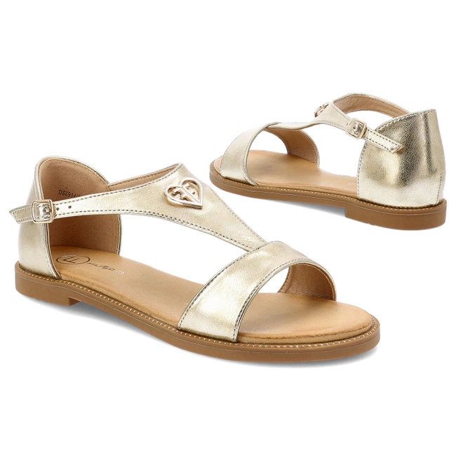 Sandále FILIPPO - DS6914/25 GO Złoty