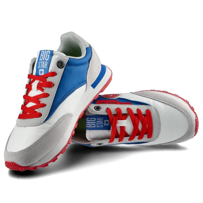 Tenisky Big Star - HH274526 Biały/Niebieski